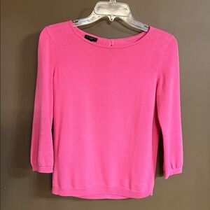 Talbots Vibrant Pink 3/4 Sleeve Top